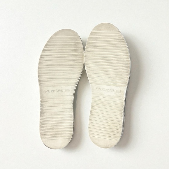 🌻P448 Soho Low Top White/Silver Sneakers Women's Size 38 - Picture 12 of 12